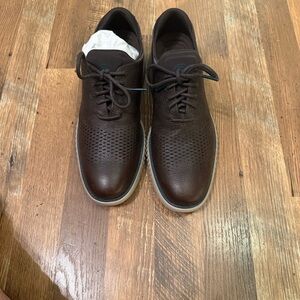 Cole Haan Dark Brown Leather Oxfords